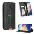 For Blackview BV7200 Magnetic Buckle Retro Texture Leather Phone Case(Black) - 1