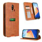 For Blackview BV7200 Magnetic Buckle Retro Texture Leather Phone Case(Brown) - 1