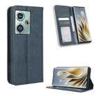 For ZTE nubia Z50 Magnetic Buckle Retro Texture Leather Phone Case(Blue) - 1