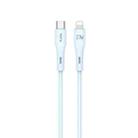 TOTU BPD-013 Skin Sense Series Type-C to 8 Pin Silicone Fast Charging Data Cable, Length:1m(Blue) - 1