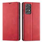 For Samsung Galaxy A54 5G Forwenw Dream Series Oil Edge Strong Magnetism Leather Phone Case(Red) - 1