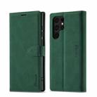 For Samsung Galaxy S23 Ultra 5G Forwenw F1 Series Matte Strong Magnetism Leather Phone Case(Green) - 1