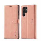 For Samsung Galaxy S23 Ultra 5G Forwenw F1 Series Matte Strong Magnetism Leather Phone Case(Rose Gold) - 1