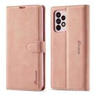 For Samsung Galaxy A54 5G Forwenw F1 Series Matte Strong Magnetism Leather Phone Case(Rose Gold) - 1