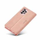 For Samsung Galaxy A54 5G Forwenw F1 Series Matte Strong Magnetism Leather Phone Case(Rose Gold) - 5