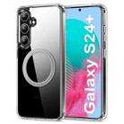 For Samsung Galaxy S24+ 5G Transparent Frosted MagSafe Phone Case - 1