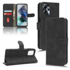 For Motorola Moto G13 / G23 / G53 Skin Feel Magnetic Flip Leather Phone Case(Black) - 1