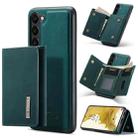 For Samsung Galaxy S23 5G DG.MING M1 Series 3-Fold Multi Card Wallet  Phone Case(Green) - 1