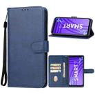 For Infinix Smart 7 India Leather Phone Case(Blue) - 1