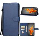 For Lava Agni 5G Leather Phone Case(Blue) - 1