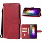 For Lava X2 Leather Phone Case(Red) - 1