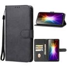 For Lava X2 Leather Phone Case(Black) - 1