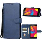 For Lava Z1 Leather Phone Case(Blue) - 1