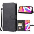 For Lava Z3 Leather Phone Case(Black) - 1