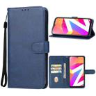 For Lava Z3 Leather Phone Case(Blue) - 1