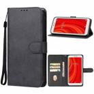 For Lava Z61 Pro Leather Phone Case(Black) - 1