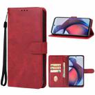 For Motorola Moto G Stylus 5G 2023 Leather Phone Case(Red) - 1