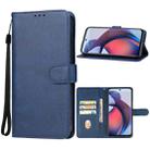 For Motorola Moto G Stylus 5G 2023 Leather Phone Case(Blue) - 1