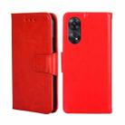 For OPPO Reno8 T 4G Crystal Texture Leather Phone Case(Red) - 1