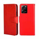 For Xiaomi Poco X5 Pro / Redmi Note 12 Pro Speed Crystal Texture Leather Phone Case(Red) - 1