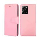 For Xiaomi Poco X5 Pro / Redmi Note 12 Pro Speed Crystal Texture Leather Phone Case(Pink) - 1