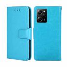 For Xiaomi Poco X5 Pro / Redmi Note 12 Pro Speed Crystal Texture Leather Phone Case(Sky Blue) - 1