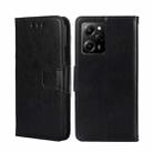 For Xiaomi Poco X5 Pro / Redmi Note 12 Pro Speed Crystal Texture Leather Phone Case(Black) - 1