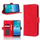 For AT&T Maestro 3 U626AA Skin Feel Calf Texture Card Slots Leather Phone Case(Red) - 1