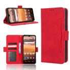 For AT&T Motivate Max U668AA Skin Feel Calf Texture Card Slots Leather Phone Case(Red) - 1