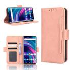 For BLU Bold N2 Skin Feel Calf Texture Card Slots Leather Phone Case(Pink) - 1