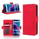 For BLU Bold N2 Skin Feel Calf Texture Card Slots Leather Phone Case(Red) - 1
