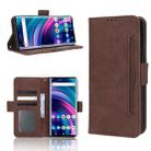 For BLU Bold N2 Skin Feel Calf Texture Card Slots Leather Phone Case(Brown) - 1