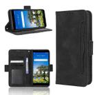 For AT&T Calypso 3 U328AA Skin Feel Calf Texture Card Slots Leather Phone Case(Black) - 1