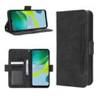 For Motorola Moto E13 4G Skin Feel Calf Texture Card Slots Leather Phone Case(Black) - 1