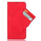 For OPPO Reno8 T 4G Skin Feel Calf Texture Card Slots Leather Phone Case(Red) - 3