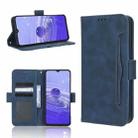 For TCL 40 R 5G Skin Feel Calf Texture Card Slots Leather Phone Case(Blue) - 1