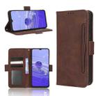 For TCL 40 R 5G Skin Feel Calf Texture Card Slots Leather Phone Case(Brown) - 1