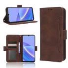 For TCL 40 SE Skin Feel Calf Texture Card Slots Leather Phone Case(Brown) - 1