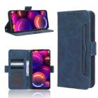 For TCL 305i Skin Feel Calf Texture Card Slots Leather Phone Case(Blue) - 1