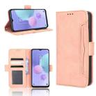 For TCL 405 / 406 T506D Skin Feel Calf Texture Card Slots Leather Phone Case(Pink) - 1