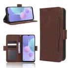 For TCL 405 / 406 T506D Skin Feel Calf Texture Card Slots Leather Phone Case(Brown) - 1