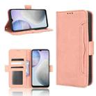 For vivo Y02 4G Skin Feel Calf Texture Card Slots Leather Phone Case(Pink) - 1