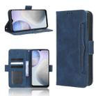 For vivo Y02 4G Skin Feel Calf Texture Card Slots Leather Phone Case(Blue) - 1