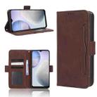 For vivo Y02 4G Skin Feel Calf Texture Card Slots Leather Phone Case(Brown) - 1