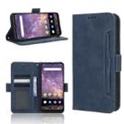 For Wiko Voix U616A Skin Feel Calf Texture Card Slots Leather Phone Case(Blue) - 1