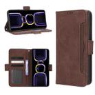 For Xiaomi Redmi K60 5G / K60 Pro Skin Feel Calf Texture Card Slots Leather Phone Case(Brown) - 1