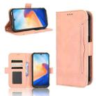 For Blackview BV7200 Skin Feel Calf Texture Card Slots Leather Phone Case(Pink) - 1