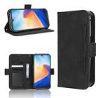 For Blackview BV7200 Skin Feel Calf Texture Card Slots Leather Phone Case(Black) - 1