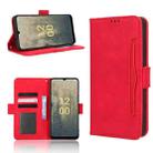 For Nokia C31 Skin Feel Calf Texture Card Slots Leather Phone Case(Red) - 1