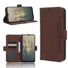 For Nokia C31 Skin Feel Calf Texture Card Slots Leather Phone Case(Brown) - 1